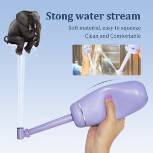 Bidé Portátil Personalizable para el Cuidado de la Higiene Personal en el Hogar, Limpiador Vaginal de PVC, Botella de Ducha de 380 ml, Certificado CE - Product Image 4