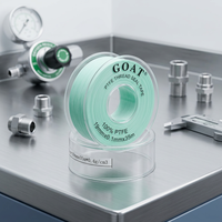 Hochdichtes Grünes PTFE-Gewindedichtband für Sauerstoffrohrverbindungen Starke Leckage-/Wasserdichtigkeit ISO 9001 Zertifiziert