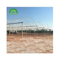 Tunnel modulaire Kit serre arrière-cour jardinage feuille de Polycarbonate serre Film agricole en acier plastique PO Film