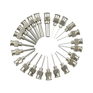 Tubo de aguja dispensador de acero inoxidable de 8-34G para válvulas o varios adaptadores, modelo de aguja de jeringa dispensadora completa - Product Image 5