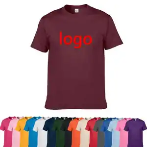 2023 Promotion Baumwolle Polyester T-Shirt 65 Polyester 35 Baumwolle T-Shirt Männer Kaufen T-Shirts Custom Printing Bester Preis