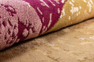 Custom Handmade Tibetan Wool and Silk Carpet Hand Knotted Luxury Floor Rug for Modern Living Room Bedroom Hotel and Villa - Product Image 5