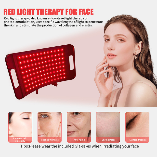 High Power 104 LEDs Red Light Therapy Lamp with Floor Stand 224W for Home Wellness and Muscle Recovery