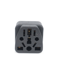 Adaptateur universel de prise européenne Type-C rond 2 broches Prise de conversion de voyage européenne US UK AU vers Euro Multi Plug Outlet