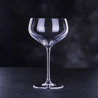 Verre à cocktail ultra-fin de style japonais, design classique, coupe à martini pour restaurant, verre à vin, vente en gros