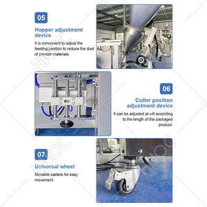 HNOC Machine <span class=keywords><strong>de</strong></span> remplissage <span class=keywords><strong>de</strong></span> <span class=keywords><strong>poudre</strong></span> <span class=keywords><strong>de</strong></span> petit sachet <span class=keywords><strong>de</strong></span> <span class=keywords><strong>sucre</strong></span> vertical pour épices, bâtonnets <span class=keywords><strong>de</strong></span> café - Product Image 5