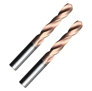 适用于不锈钢钻孔的高性能超硬固体碳化钨加长扭钻头