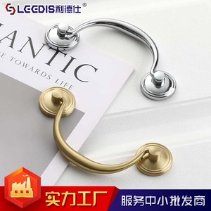 Lgcdis French Style Brass Cabinet Handle Bar Shape Drawer Door Pull Chrome Plated Durable Furniture Hardware - Product Image 4