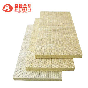 <span class=keywords><strong>Laine</strong></span> <span class=keywords><strong>de</strong></span> roche écologique à haute densité ignifuge certifiée CE avec treillis métallique pour l'isolation thermique des plafonds - Product Image 4