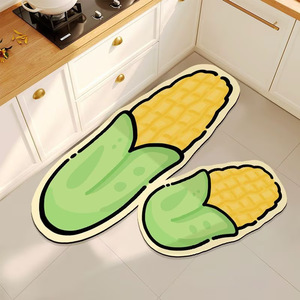 Cute Pumpkin Shape <b>Kitchen</b> <b>Mat</b> Diatomaceous Earth Non Slip Absorbent Floor Rug For <b>Kitchen</b> Bathroom Entryway - Product Image 2