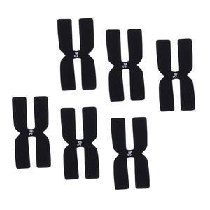 Set di 6 racchetta da Tennis bilancia ciabatte a forma di H accessori in Silicone nero - Product Image 2
