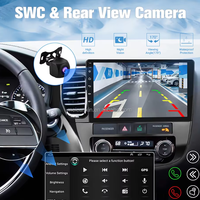 Radio para Auto T9 con Android 13, 8 Núcleos A55 1.8GHz, Carplay Inalámbrico, Android Auto, Cámara Panorámica de 360°, Soporte para Tablero, 1 Año de Garantía, Salida RCA