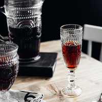 Pichet à eau en verre classique à l'ancienne tasse à vin Highball tournesol ensemble de verres à boire pour mariage