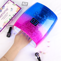 Lampe à ongles LED UV Pro Cure 48W professionnelle pour salon, mini, portable, sans fil et rechargeable, couleur dégradée pour le séchage