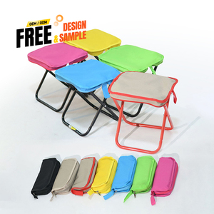 Customizable Portable Ultralight Iron <b>Folding</b> <b>Stool</b> Travel-friendly Small Bench Chair in Handbag-Style for Fishing Picnics - Product Image 5