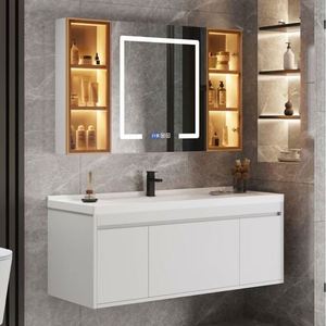 New Design Modern Wooden Bathroom Vanity <b>Set</b> - Product Image 6