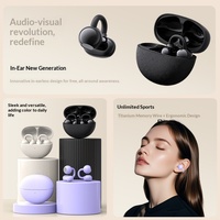 Untuk Headset Earbuds Nirkabel Binaural 5.4 Gaya Klip Telinga Baru untuk Olahraga, Tahan Air, Waktu Putar Lama