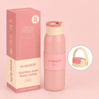 Bouteille d'eau en acier inoxydable 304 à double paroi, tasse isotherme sous vide avec couvercle à paille magnétique pour la gym et le sport, compatible MagSafe