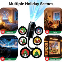 Lampe de projection LED alimentée par USB, lumière amusante pour la chambre, décoration intérieure, lumière de projection lunaire LED USB, lumière de fond pour la photographie