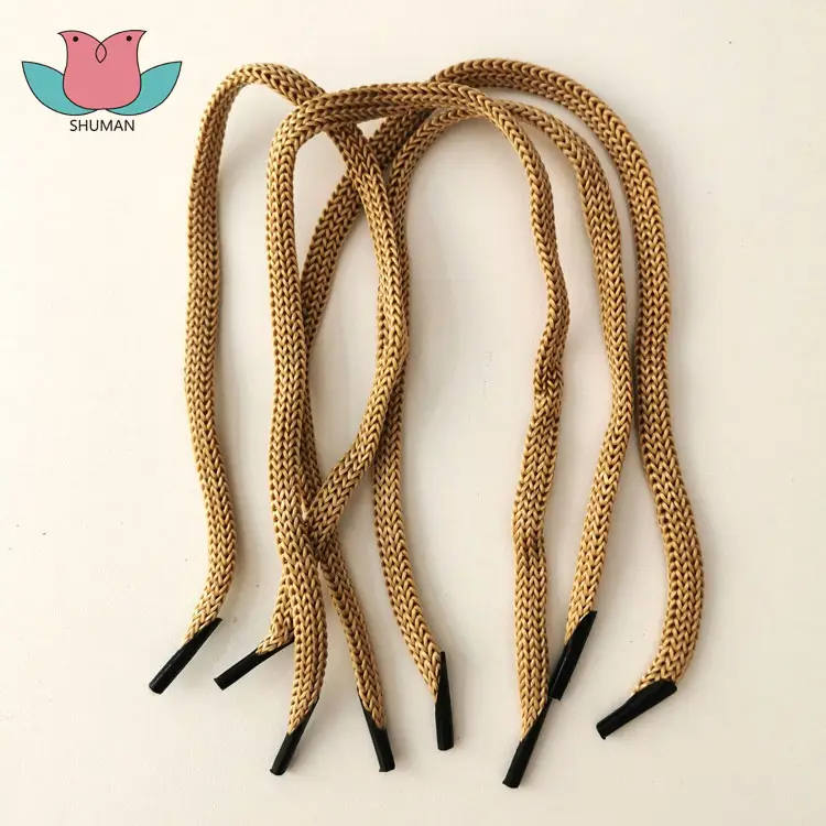 Yuer — fournitures de fabricant, 5mm, kaki noir, pointes en plastique, câbles de poignée de sac en papier, en paires, CT011