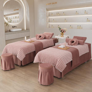 Juego de Sábanas de 4 Piezas para Cama de Masaje, Peluquería y Salón de Belleza, de Felpa Gruesa y Suave, para Uso en Invierno, Novedad 2026 - Product Image 3