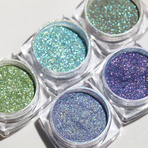 नए गर्म ढीले वर्णनों दृष्टि चिकनी बनावट सजाए धातु ग्लिटर दृष्टि होलोग्राफिक रंग शिफ्ट आंखों के वर्णनों - Product Image 5