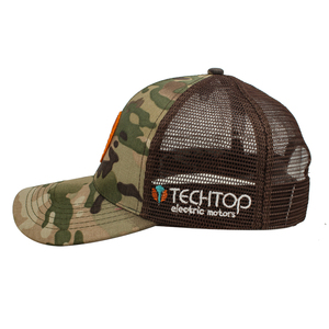 Logotipo personalizado camionero de la malla gorra de béisbol Camo sombrero de camionero tapa - Product Image 4