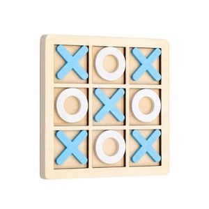Juego de mesa Tic Tac Toe de madera, juguete divertido, portátil para interiores, juego de mesa interactivo para dos jugadores, para niños - Product Image 6