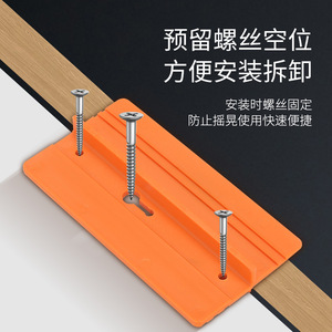 Outil de positionnement en plastique pour l'installation de plafonds en plaques de plâtre, idéal pour la fixation de travaux de menuiserie DIY - Product Image 4