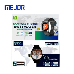 Bw9 Pro thông minh máy ảnh kép cuộc gọi không dây đồng hồ BT montres bw11 Smartwatch 4G Sim thẻ điện thoại đồng hồ - Product Image 4