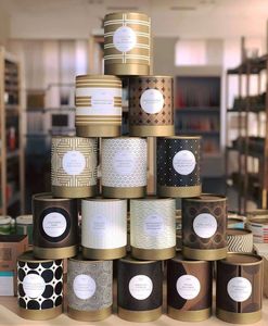 Tái Chế Tùy Chỉnh Nến Bao Bì Kraft Ống Giấy Hương Thơm Sang Trọng Sáp Hương Thơm Nến Quà Tặng <span class=keywords><strong>Container</strong></span> Cho Nến - Product Image 2