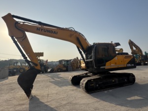Construcción usada de alta calidad Original de Corea marca Hyundai 220LC-9S máquina excavadora pesada sobre orugas excavadora de segunda mano barata - Product Image 2