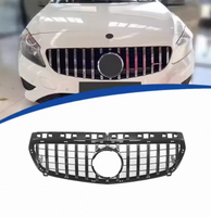 Grilles avant AMG GT de qualité supérieure en argent C63S pour Mercedes Benz Classe A W176 pré-2013-2015