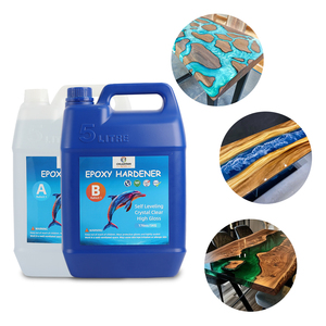 Chuantian 2:1 nhựa <span class=keywords><strong>Epoxy</strong></span> AB keo cho gỗ 15kg Kit 80D độ cứng cao sâu đổ nhựa 4 inch tinh thể rõ ràng sông bảng nhựa - Product Image 3