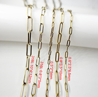 Collier Anti-Ternissure Anti-Décoloration pour Femme, Chaîne en Acier Inoxydable Bijoux PVD Or, Chaîne Serpent Maillon Trombone