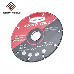 Lame de scie diamantée segmentée ultra-mince brasée sous <span class=keywords><strong>vide</strong></span> 115x1.0x22.23mm, directement de l'usine, pour le bois, l'aluminium, le caoutchouc et les tuyaux en PVC - Product Image 3