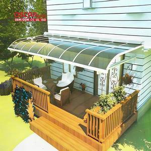 Toldo Curvo de Aluminio para Exteriores, Ideal para Ventanas y Puertas, para <span class=keywords><strong>Patio</strong></span>, Jardín o Balcón - Product Image 1