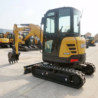 Mini-excavatrice hydraulique sur chenilles Sany SY35U à vendre, expédition directe du fabricant d'origine