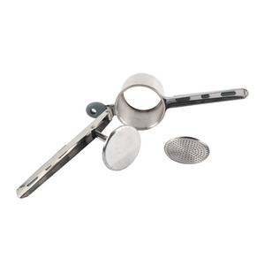 Black Potato Ricer, Ricer para triturar patatas, Potato Ricer Acero inoxidable para puré de patatas esponjoso, 3 discos reemplazables - Product Image 6