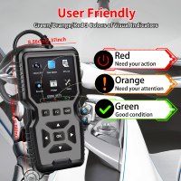 Nueva llegada V519 Auto OBD 2 lector de código completo coche OBD2 escáner con función de analizador de motor ABS completo 1 año de garantía