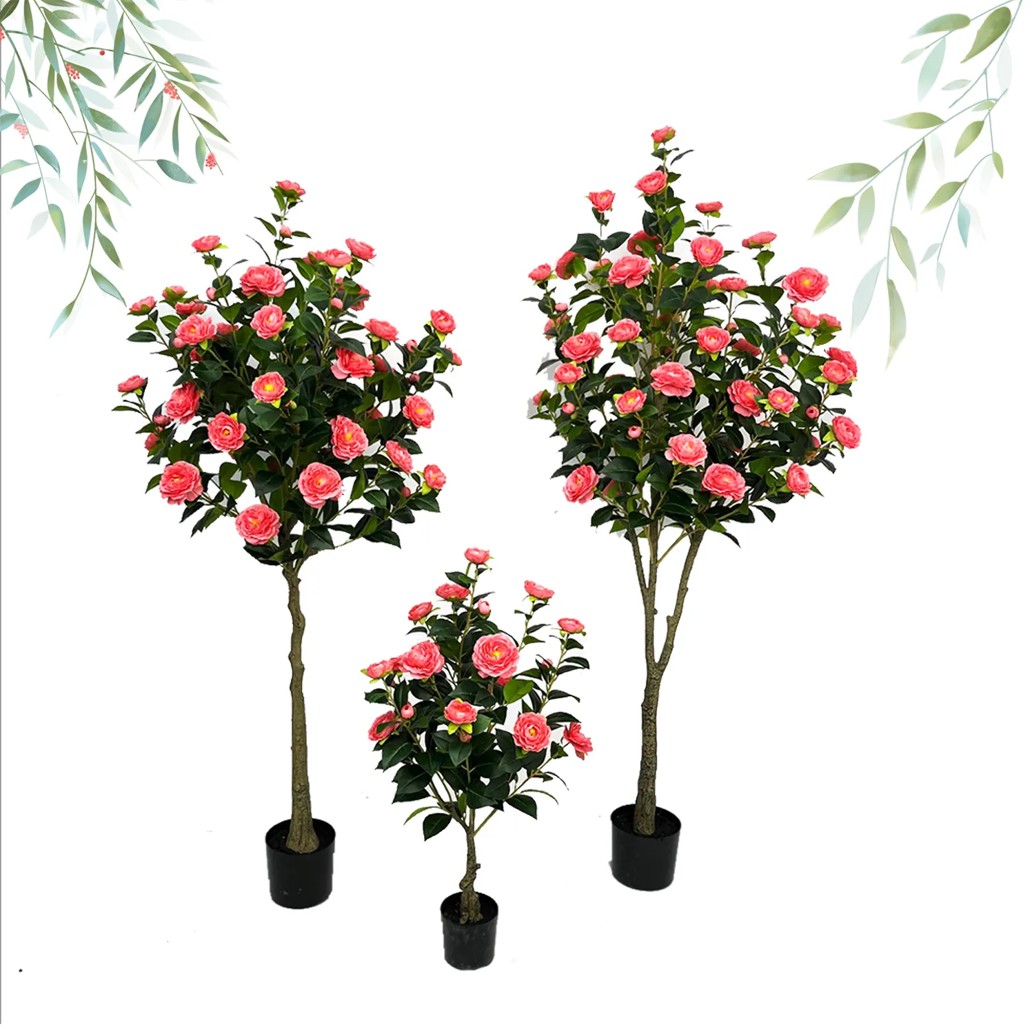 Artificial Big Green Tree Tree Natural Hotel Office Interior House Decoration Artificial Camellia Tree Tropical Realistic