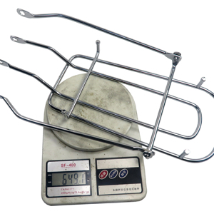 <span class=keywords><strong>Portaequipajes</strong></span> Trasero de Acero Inoxidable para Bicicletas - Product Image 1