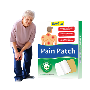 Enokon 2025 OEM kualitas tinggi 12x8cm kain herbal alami sendi otot panas & dingin pereda nyeri punggung Patch panas untuk nyeri lutut - Product Image 1