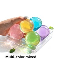 Balle anti-stress en caoutchouc souple en forme de sucre de malt Douyin, jouet raisin vert à rebond lent, pour la décompression, transfrontalier, pour tous les âges