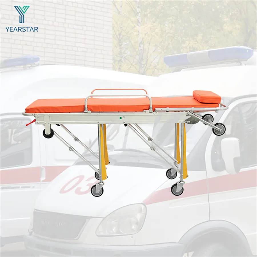 Lit médical d'urgence portable, extensibles, couleur disponible en chine