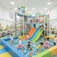Best-seller Équipement de jeu intérieur en plastique souple personnalisé Styles variés pour centre commercial scolaire Labyrinthe pour enfants certifié CE