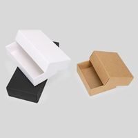 Kraft Paper Square Rigid Gift Boxes with UV Coating and Custom Printing