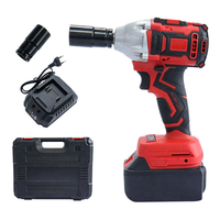 Kit de Llave de Impacto Inalámbrica sin Escobillas, 2 Baterías y 1 Cargador para Andamios, Atornillador Multiusos