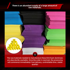 Jeu de dominos - Jouet de jardin en mousse EVA, adapté aux enfants et aux adultes - Peut être joué à l'intérieur et à l'extérieur - Product Image 4