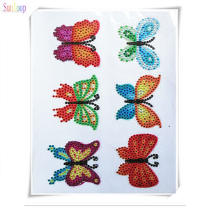 Easy DIY Fun Paint by Diamonds kits <span class=keywords><strong>de</strong></span> pintura <span class=keywords><strong>de</strong></span> pegatinas <span class=keywords><strong>de</strong></span> mariposas para niños - Product Image 2